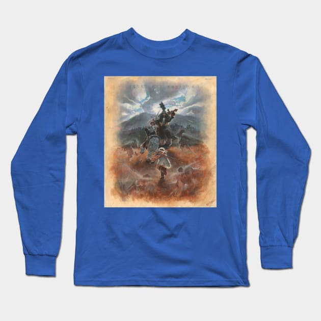 David fights Goliath Long Sleeve T-Shirt by WithCharity